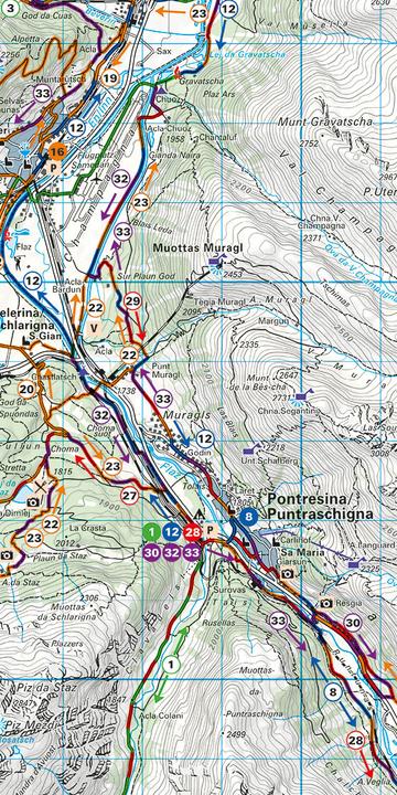 Immagine prodotto Engadin, St. Moritz Mountainbike-Karte Nr. 11, 1:50 000. 1:50'000