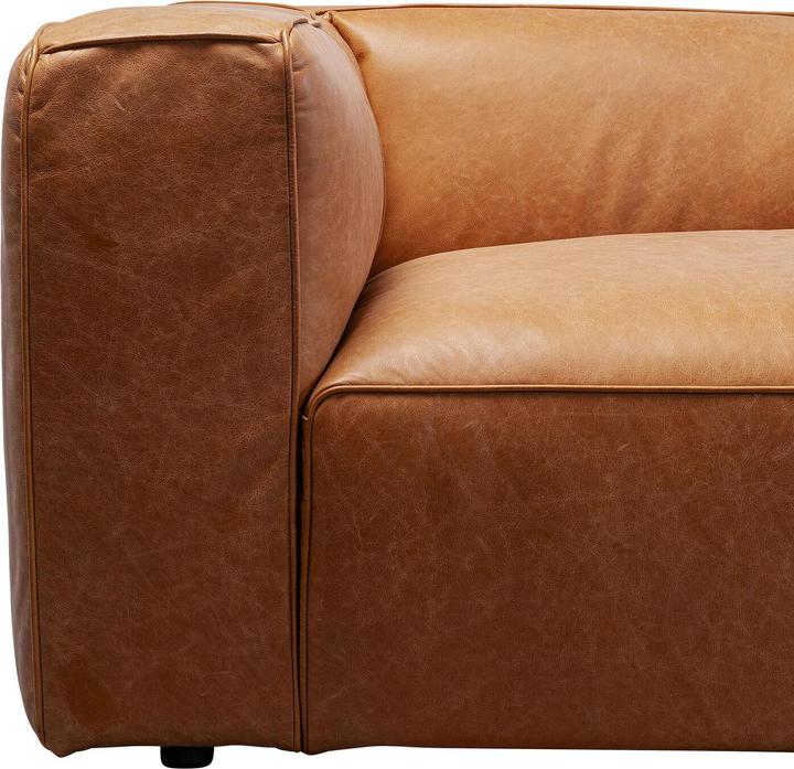 Image du produit Kare Design Canapé Cubetto Smart cuir marron clair 220cm (3 places)
