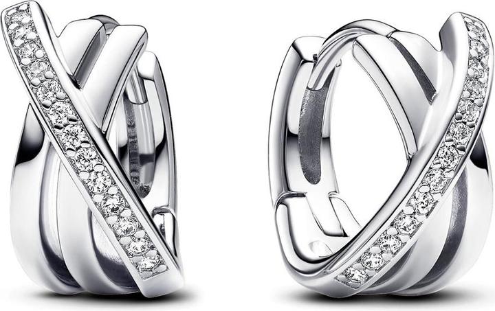 Produktbild Pandora Creolen Crossover PavÃ© (Sterling Silber 925)