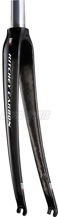 Produktbild Ritchey Comp Road Carbon Gabel, 700C, 368mm, 43mm, 100x9mm QR, 25.4-26.8, Felgenbremse, matte carbon