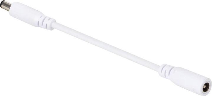 Actual product image HQ Power extension cable with dc connector/ socket - 2 m - white