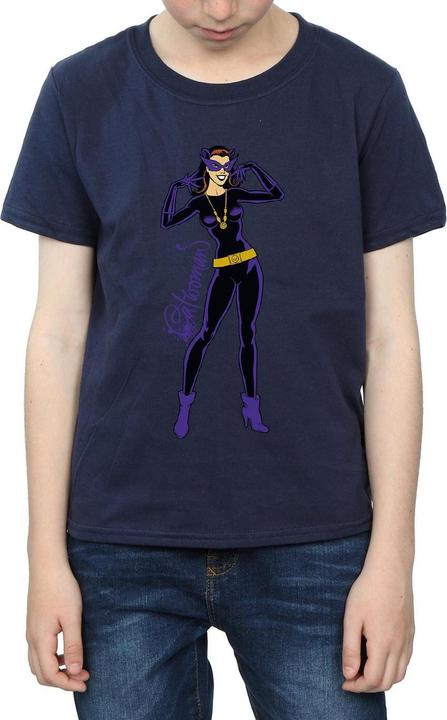Image du produit - T-shirt CATWOMAN HAPPY POSE - Garçon (152, 158)