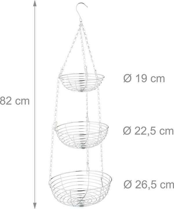 Actual product image Relaxdays Fruit basket