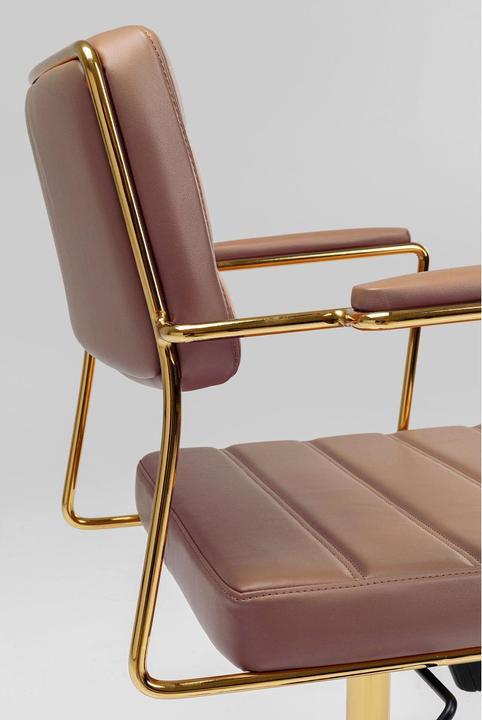 Image du produit Kare Design Chaise pivotante de bureau Dottore marron