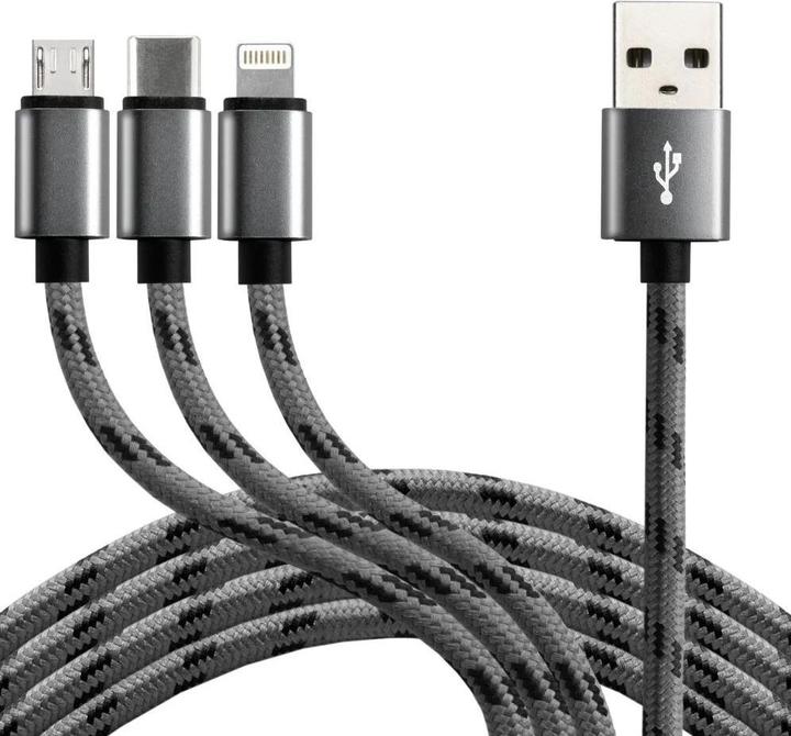 Image du produit Everactive USB A - Lightning, USB type C, Micro USB B (1.20 m, USB 2.0)