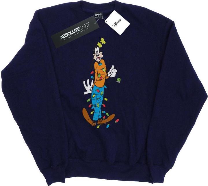 Disney Goofy Christmas Lights Sweatshirt