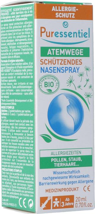 Actual product image Puressentiel Nasenspray Schutz gegen Allergien Allergien (20 Piece)
