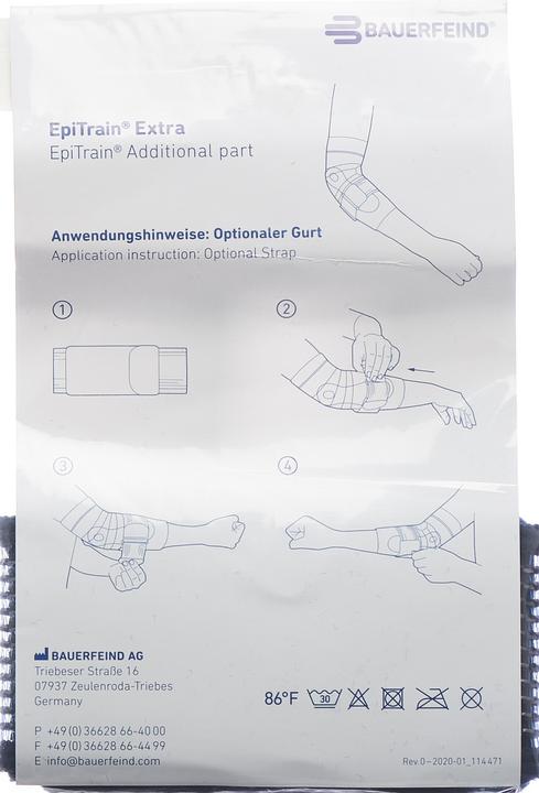Produktbild Bauerfeind Gurt Grösse 2 titan