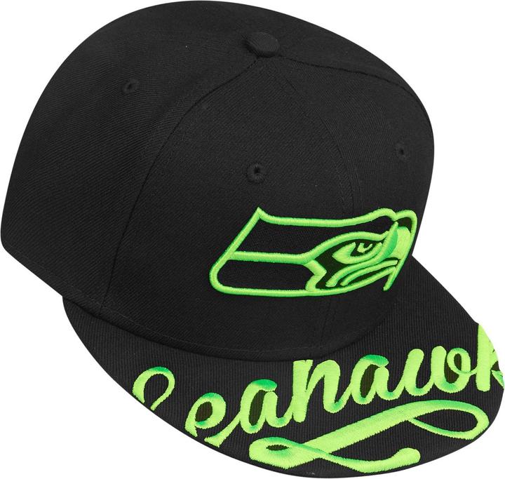 Produktbild New Era 59Fifty Cap - NEON SCRIPT Seattle Seahawks - 7 3/8 (7 3/8)