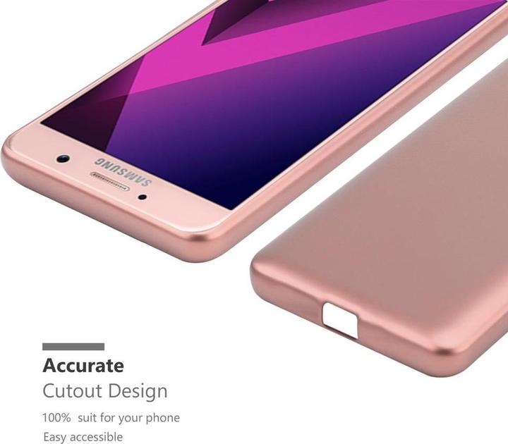 Actual product image Cadorabo TPU Matt Metallic Cover (Samsung Galaxy A7 (2017))