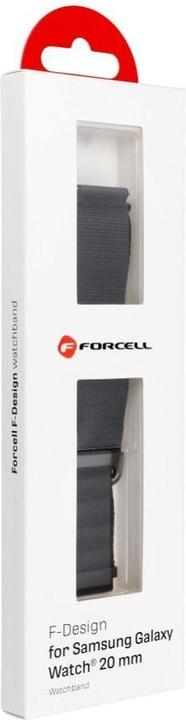 Produktbild Forcell Strap F-DESIGN FS05 strap for SAMSUNG Watch 20 mm black (20 mm, Polyester)