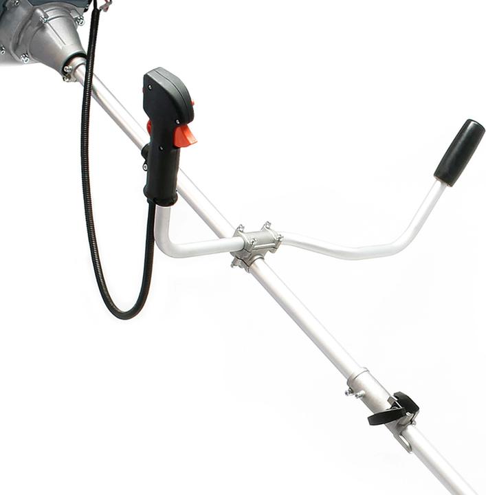 Actual product image Wiltec 2in1 petrol grass trimmer 1.76 hp brush cutter Brush cutter Lawn trimmer (Trim line, Metal cutting blade)