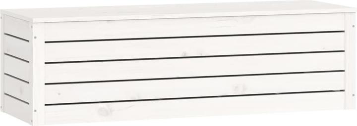 Actual product image VidaXL Truhe Weiss 109x36,5x33 cm Massivholz Kiefer,Farbe