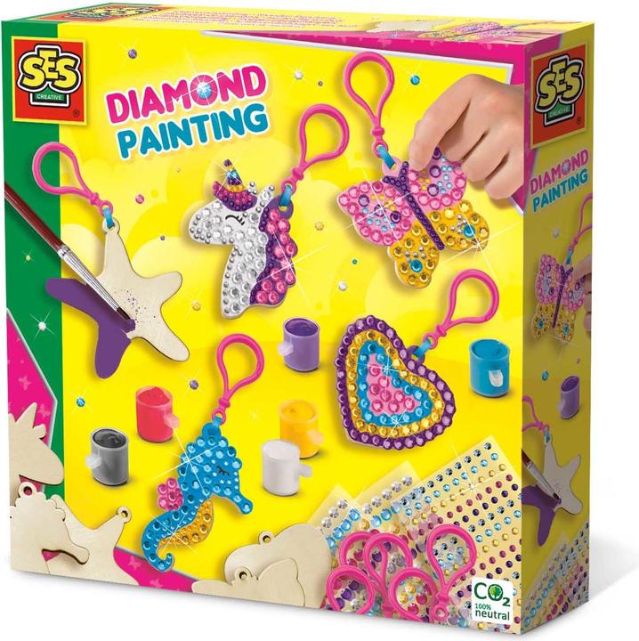 Immagine prodotto Ses Pittura a diamante - Portachiavi di legno