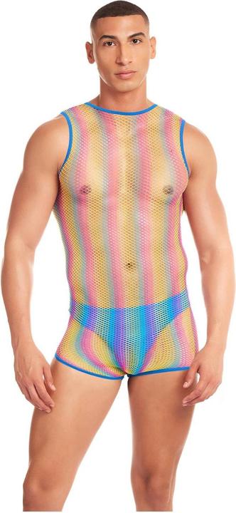 René Rofé Rainbow Party lingeriesetje, veelkleurig, L/XL (XL)