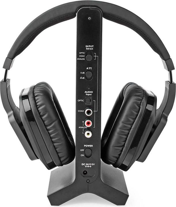 Actual product image Nedis HPRF321BK (No noise cancelling, 8 h, Wireless)