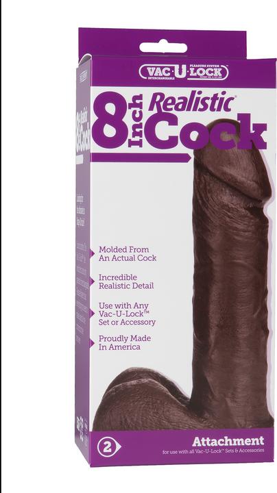 Actual product image Doc Johnson Vac-U-Lock Realistic Cock