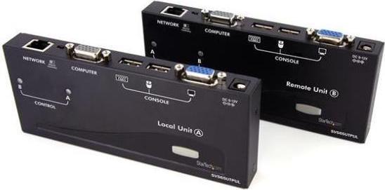 Produktbild StarTech USB VGA KVM Verlängerung bis zu 300m - KVM extender über Cat5 UTP Netzwerkkabel
