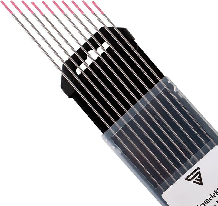 Actual product image Stahlwerk Tungsten electrodes / welding electrodes WX Pink 1.6 x 175 mm set of 10