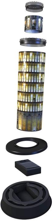 Actual product image Ravensburger 3D - Tower of Pisa Night Edition (216 pieces)