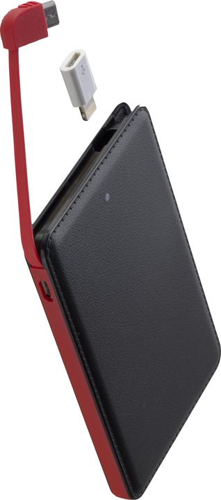 Produktbild Peter Jäckel Powerbank ULTRA THIN LED 5000mAh Black (5000 mAh)