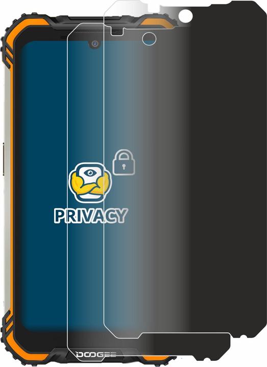 Actual product image BROTECT Anti-spy privacy film Blue light protection film (2 Piece, Doogee S58 Pro)