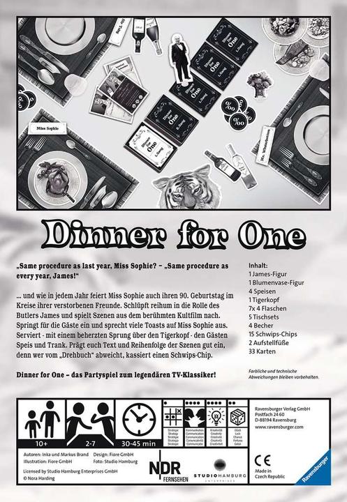 Image du produit Ravensburger Dîner pour un (Allemand)