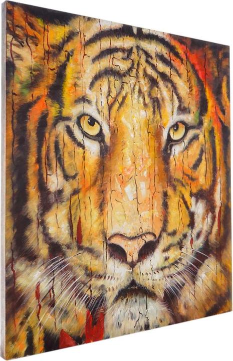 Actual product image MCW Mural Tiger (100 x 90 x 3. 5 cm)