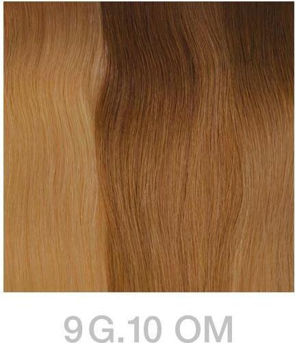 Produktbild Balmain Hair Professional - Doppelhaarverlängerungen menschliches Haar - 9g.10 om - Blond (9G.10 OM Light Gold Blonde Ombre, 40 cm)