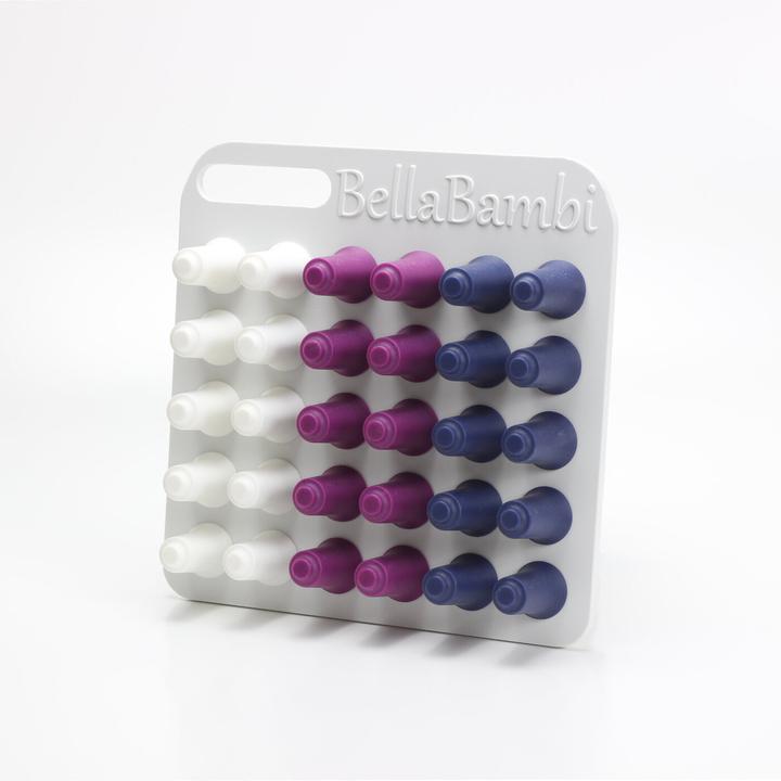 BellaBambi mini profi Weiss-Brombeer-Nachtblau