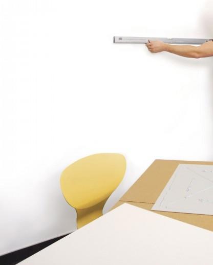 Actual product image Magnetoplan magnetowall on wallpaper, incl. accessories (Magnet board)