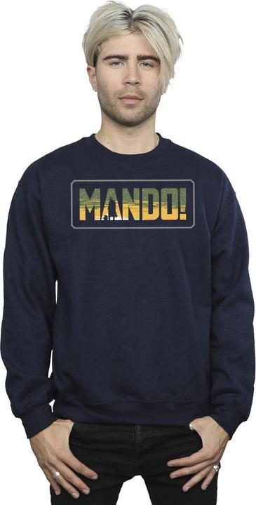 Immagine prodotto Star Wars The Mandalorian Mando Cutout Felpa Uomo (S)