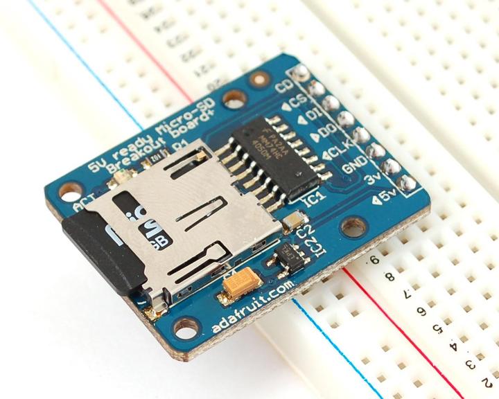 Adafruit MicroSD card breakout board+ (Dock)