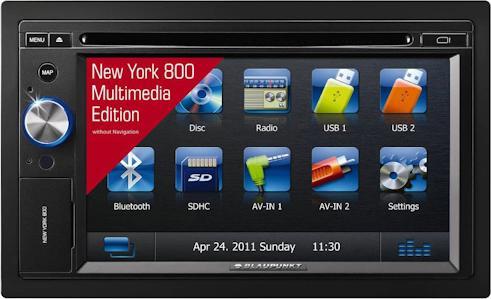 Produktbild Blaupunkt New York 800 World, 6.2", DVD, Bluetooth, USB
