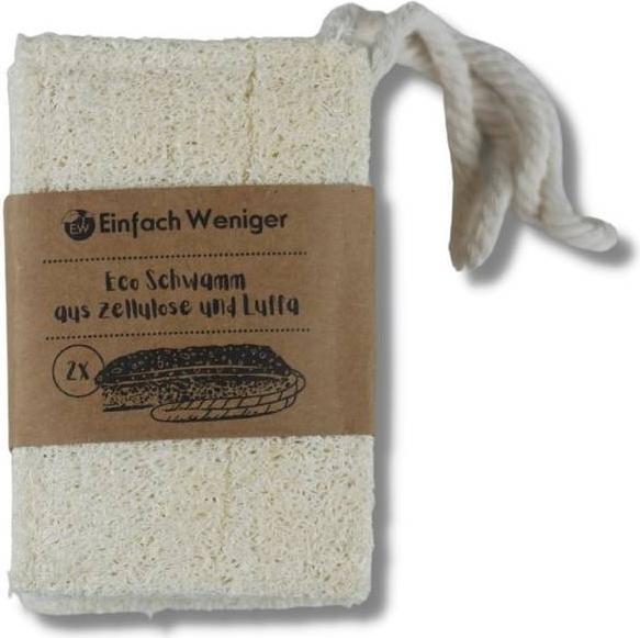 Produktbild Einfach Weniger Eco Schwamm 100% natürlich im Doppelpack (2 Stk.)