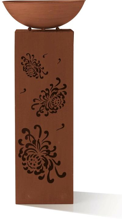 Actual product image Garvida Garten Dekosäule Rost-Optik Bauernrose 87 cm