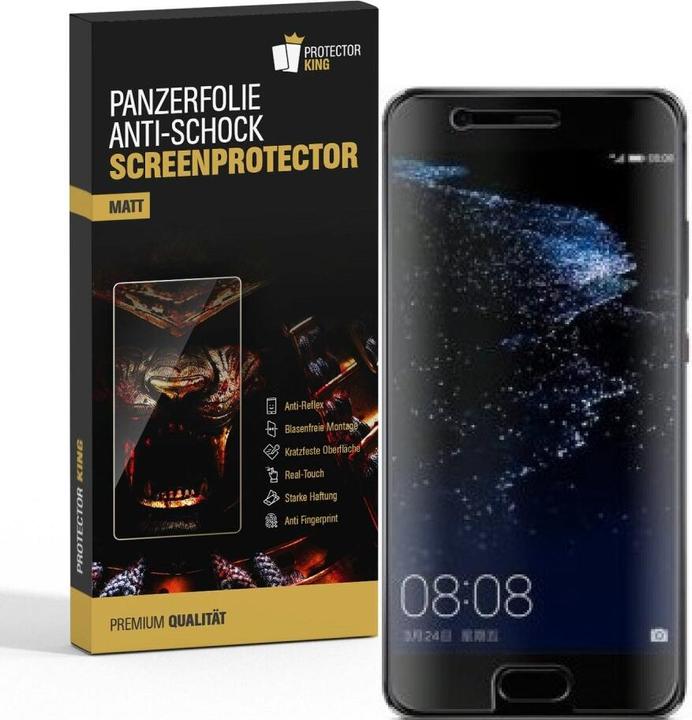 Actual product image Protectorking 6x Panzerfolie Anti-Shock matt entspiegelt (6 Piece, Huawei P10 Lite)