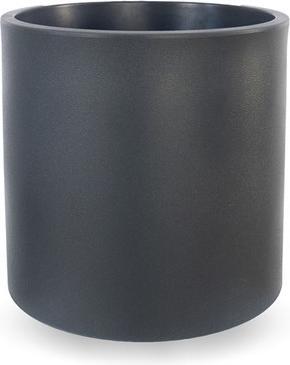 Productafbeelding Newgarden HORTENSIA 30 plantenbak, kuip rond ø30x30cm antraciet 18L met waterreservoir buiten