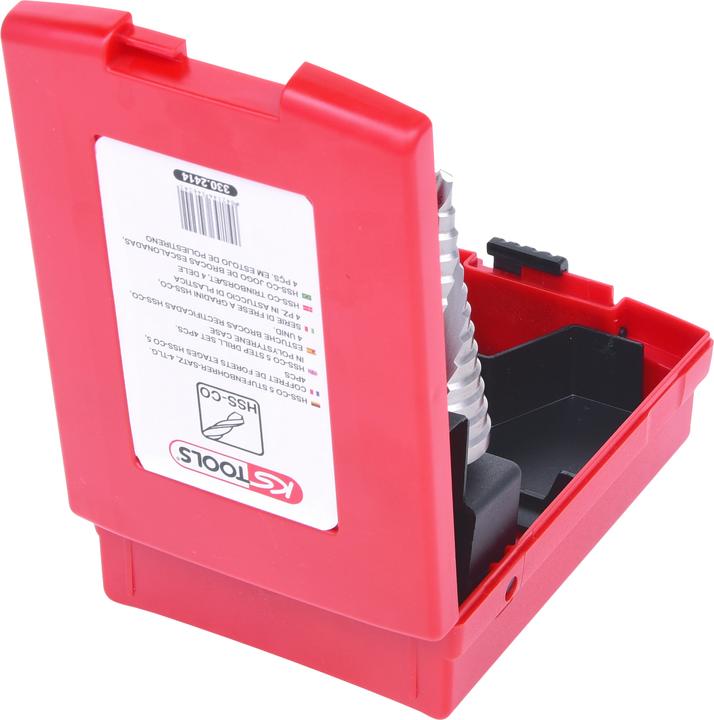 Productafbeelding KS Tools HSS CO 5 stappenboor (4 - 20, 6 - 30, 4 - 12)