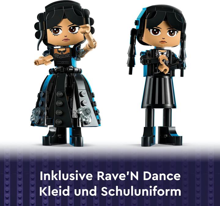 Actual product image LEGO Wednesday Addams construction figure (76780, LEGO Wednesday)