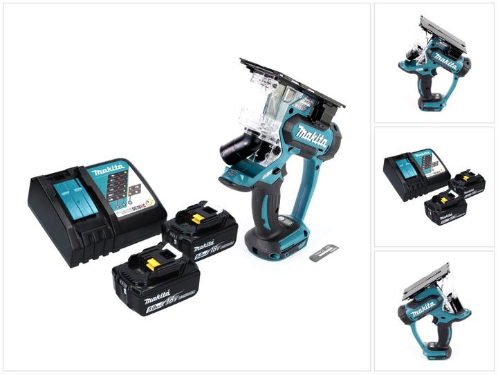 Image du produit Makita DSD 180 Z 18 V Scie à plaque de plâtre sans fil Solo - sans accessoires ni batterie ni charge