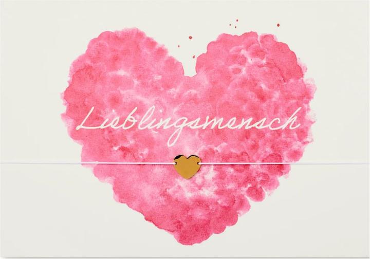 by Vivi Armband - Lieblingsmensch (18K vergoldeter Anhänger)
