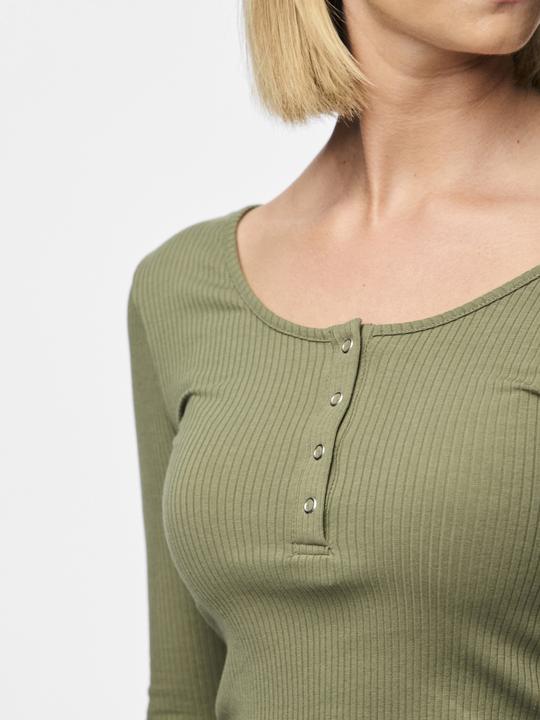 Image du produit Pieces Haut côtelé boutonné à l'avant (XL)