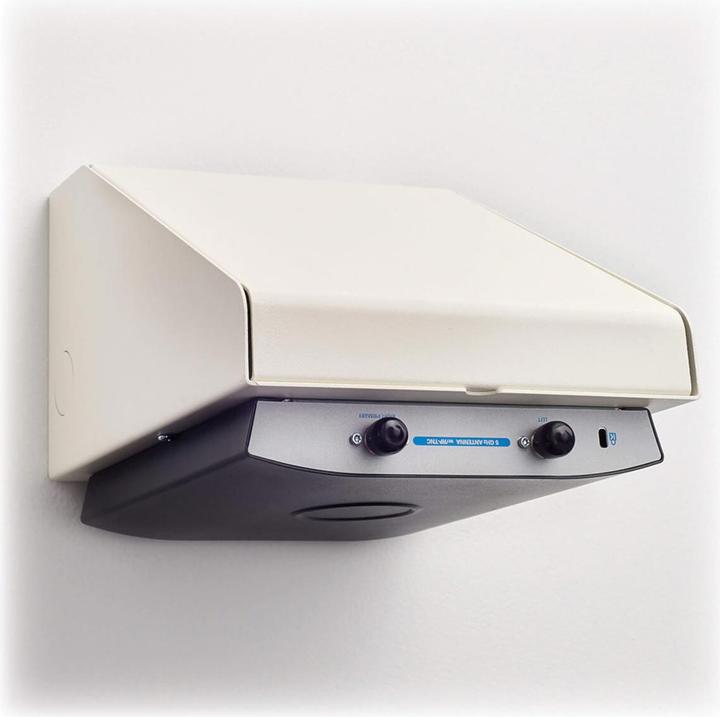 Actual product image Eaton Universal Wall Bracket for Wireless Access Point with Cover - Right Angle Steel Whit (Wall, 5 kg)
