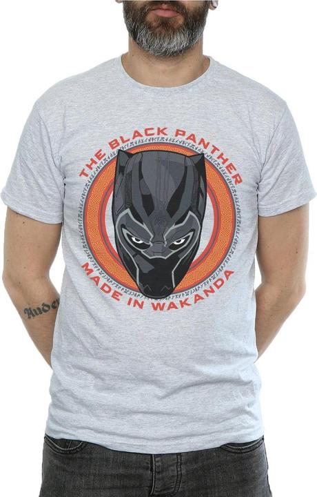 Immagine prodotto Maglietta Uomo Black Panther Made in Wakanda Rosso (L)