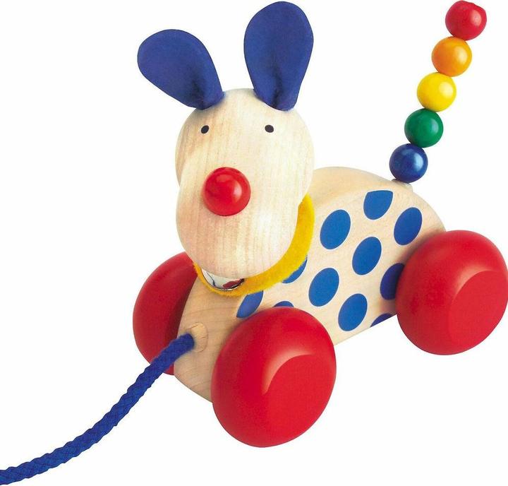 Selecta Spielzeug Pull-along dog Nico