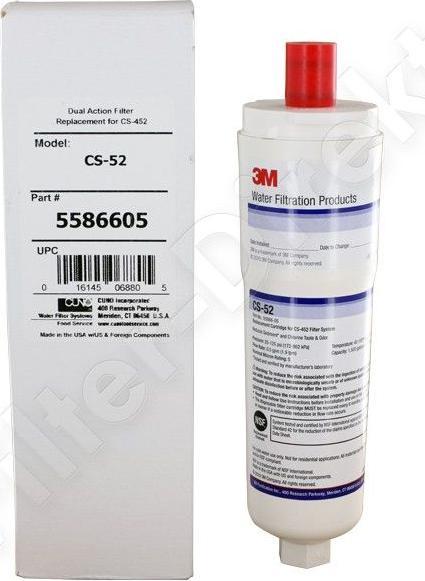 Produktbild 3M CS-52 Cuno Bosch Siemens Neff LG Wasserfilter, 6.4cm x 6.4cm x 21cm