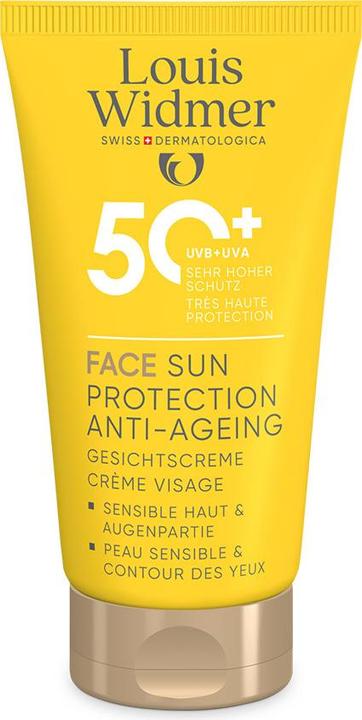 Widmer Louis Face Sun Protection Anti-Aging LSF50+ ohne Parfum 50 ml (Sonnencreme Gesicht, SPF 50+, 50 ml)