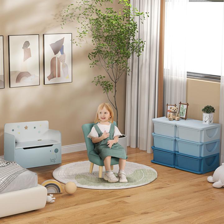 Produktbild Aiyaplay Kinder Sofa Holz, Kunststoff Blau (Kindersessel)