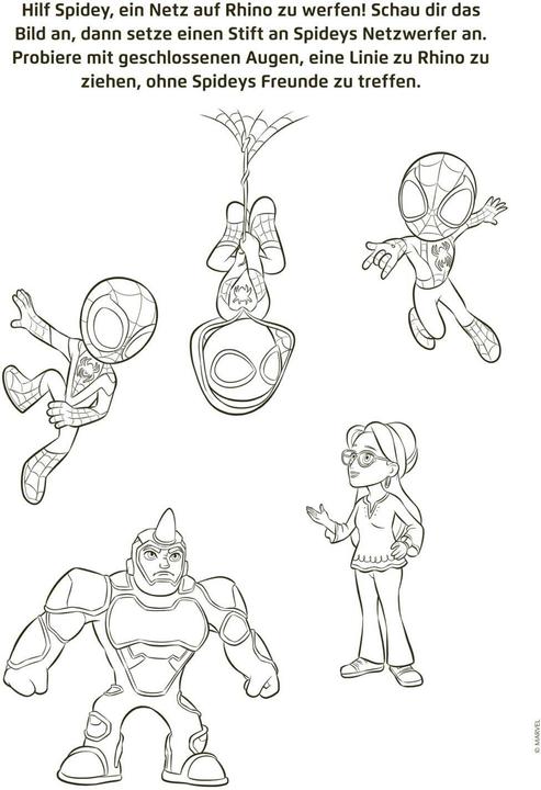 Immagine prodotto MARVEL Spidey und seine Superfreunde: Superstarker Malspass
